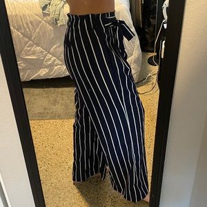 Pinstripe pants